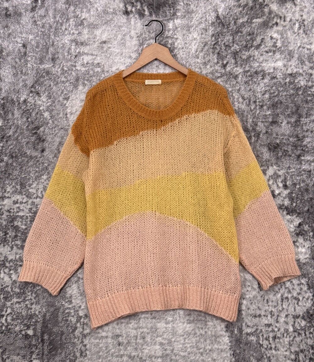 Stine Goya Sweater XS Womens Mohair Soft Pastel Pullover Oversize